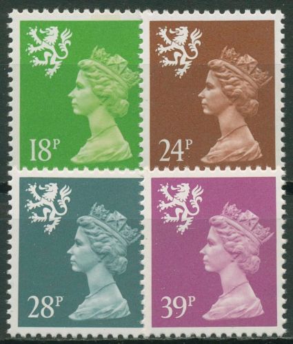 Großbritannien-Schottland 1992 Königin Elisabeth II. 61/64 A postfrisch