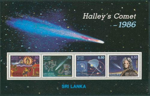 Sri Lanka 1986 Halleyscher Komet Block 31 postfrisch (C30418)