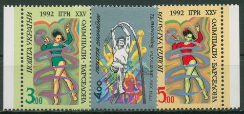 Ukraine 1992 Olympia Sommerspiele Barcelona 83/85 postfrisch