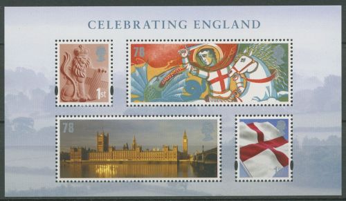 Großbritannien-England 2007 Nationalfeiertag Block 1 postfrisch (C42130)
