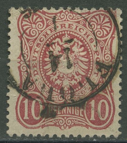 Deutsches Reich 1875 PFENNIGE 33 a Stempel SA K2 FLÖHA geprüft