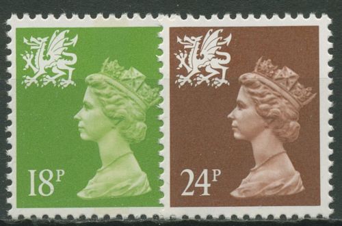 Großbritannien-Wales 1992 Königin Elisabeth II. 60/61 A postfrisch