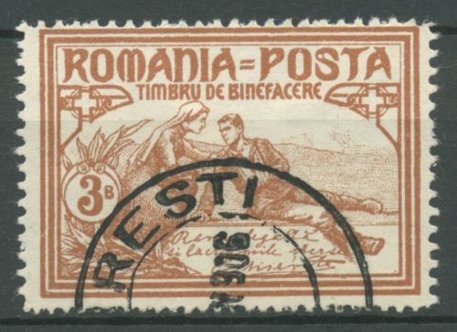 Rumänien 1906 Wohlfahrt Königin Elisabeth 169 gestempelt