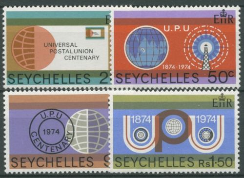 Seychellen 1974 100 Jahre Weltpostverein UPU 322/25 postfrisch