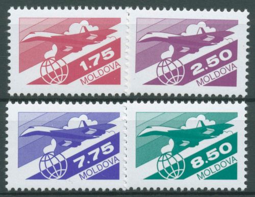 Moldawien 1992 Flugpostmarken Flugzeug Tupolew 10/13 postfrisch