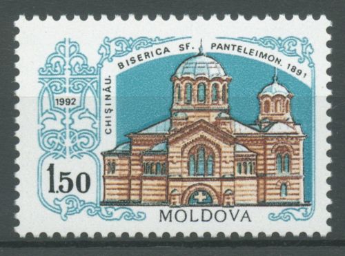 Moldawien 1992 St.-Panteleimon-Kirche Chisinau 20 postfrisch