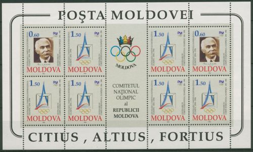 Moldawien 1994 Olympisches Komitee 126/27 ZD Bogen postfrisch (C90321)