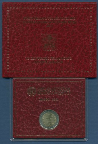 Vatikan 2 Euro 2021 Dante Alighieri, im original Folder, st (m6828)