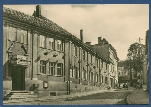 Gernrode (Harz) HO-Sporthotel "Brauner Hirsch", gelaufen 1971 (AK5288)