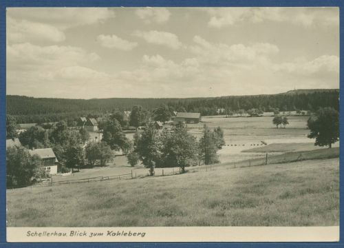 Schellerhau Bergstadt Altenberg Blick vom Kahleberg, gelaufen 1971 (AK5270)