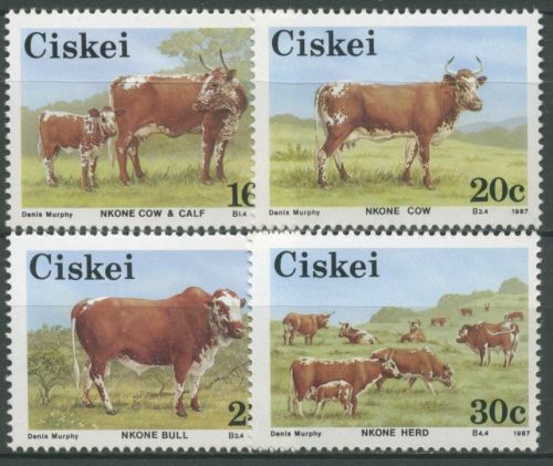 Ciskei 1987 Nkone-Rinderzucht Landwirtschaft 115/18 postfrisch