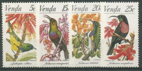 Venda 1981 Nektarvögel 38/41 postfrisch