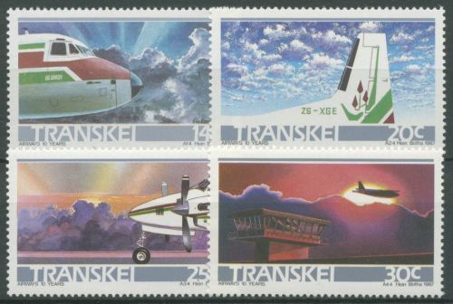 Transkei 1987 Fluggesellschaft Transkei Airways Flugzeug 197/00 postfrisch
