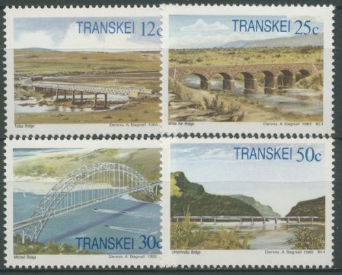 Transkei 1985 Brücken Bauwerke 168/71 postfrisch