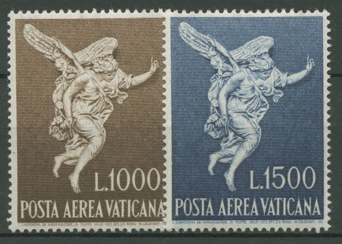 Vatikan 1962 Flugpostmarken Erzengel Gabriel 391/92 postfrisch