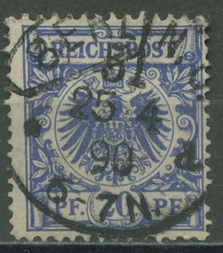 Deutsches Reich 1889 Krone/Adler 48 aa gestempelt geprüft