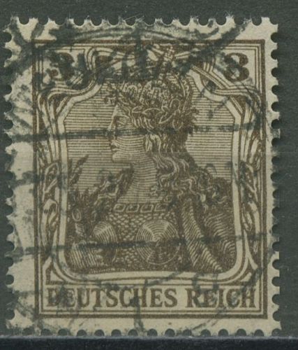 Deutsches Reich 1915/19 Germania Kriegsdruck 84 II b gestempelt geprüft