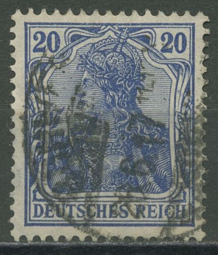 Deutsches Reich 1915/19 Germania Kriegsdruck 87 II b gestempelt geprüft