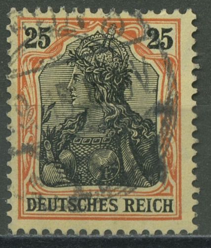 Deutsches Reich 1915/19 Germania Kriegsdruck 88 II a gestempelt geprüft