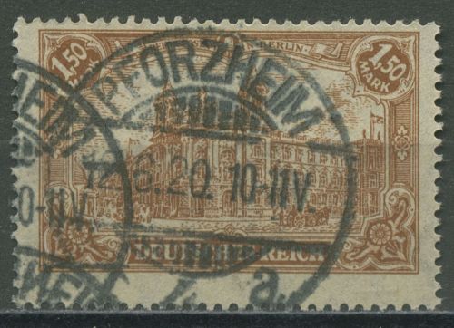 Deutsches Reich 1920 Reichspostamt Berlin 114 b mit TOP-Stempel geprüft