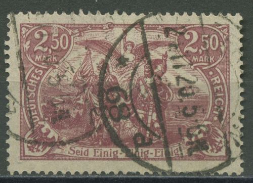 Deutsches Reich 1920 Genius mit Fackel 115 a gestempelt geprüft