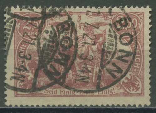 Deutsches Reich 1920 Genius mit Fackel 115 b gestempelt geprüft