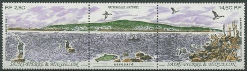 Saint-Pierre et Miquelon 1991 Savoyard 623/24 ZD postfrisch (C70986)