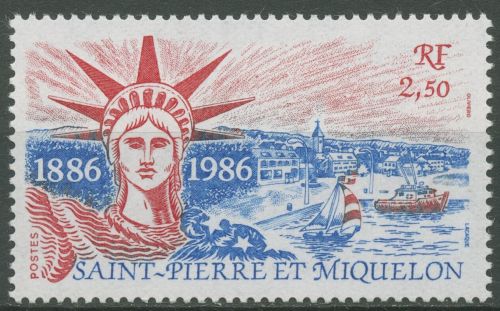 Saint-Pierre et Miquelon 1986 100 Jahre Freiheitsstatue 539 postfrisch