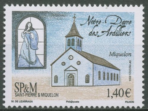 Saint-Pierre et Miquelon 2016 Katholische Kirche 1250 postfrisch