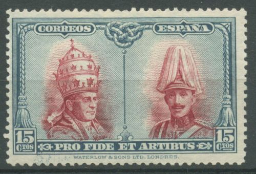 Spanien 1928 Ausgrabungen in Rom Papst Pius XI., König Alfons XIII. 398 mit Falz