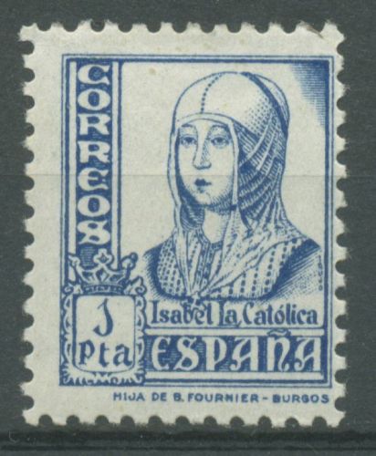 Spanien 1937 Königin Isabella I. 778 mit Falz