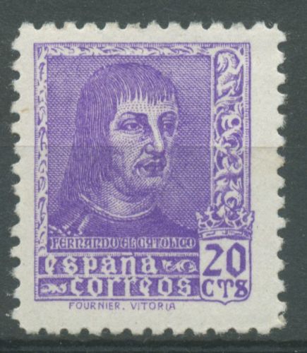 Spanien 1938 König Ferdinand II. 792 mit Falz