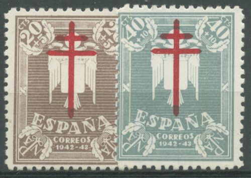 Spanien 1942 Kampf gegen Tuberkulose Tauben 901/02 postfrisch