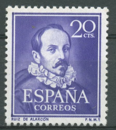 Spanien 1950 Persönlichkeiten Schriftsteller 974 postfrisch