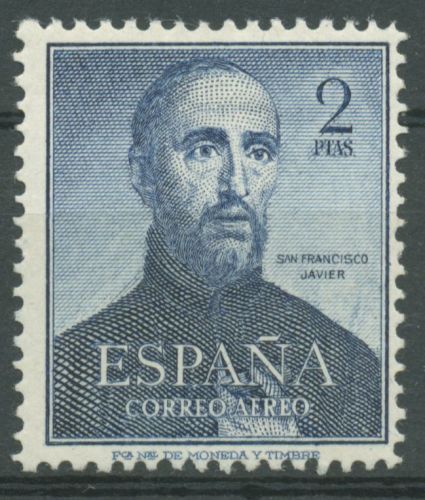Spanien 1952 Persönlichkeiten Heiliger Franz Xaver 1010 mit Falz