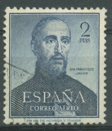 Spanien 1952 Persönlichkeiten Heiliger Franz Xaver 1010 gestempelt