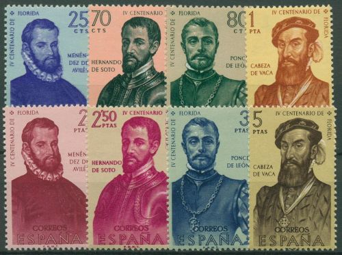 Spanien 1960 Entdecker & Eroberer Amerikas 1193/00 postfrisch