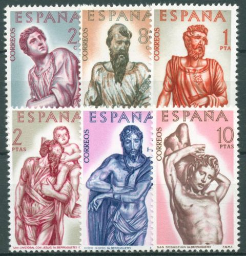 Spanien 1962 Holzschnitzereien 1327/32 postfrisch