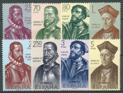 Spanien 1962 Entdecker & Eroberer Amerikas 1346/53 postfrisch