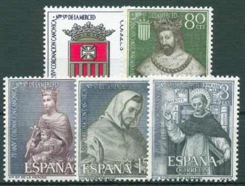Spanien 1963 Muttergottes-Statue Wappen 1413/17 postfrisch