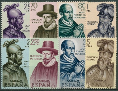 Spanien 1964 Entdecker und Eroberer Amerikas 1511/18 postfrisch