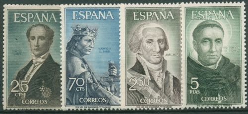Spanien 1965 Persönlichkeiten 1530/33 postfrisch