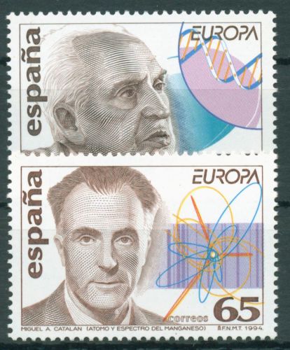 Spanien 1994 Europa CEPT Entdeckungen Erfindungen 3162/63 postfrisch