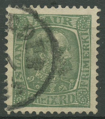 Island 1902/1904 König Christian IX. 37 gestempelt