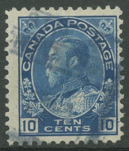 Kanada 1922 König Georg V. in Admiralsuniform 10 Cents, 112 gestempelt