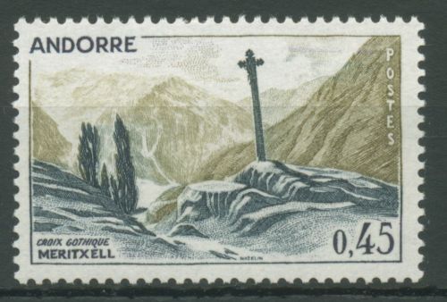 Andorra (frz.) 1970 Freimarken Kreuz Meritxell 224 postfrisch