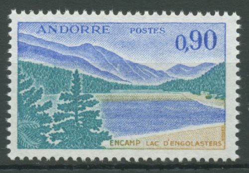 Andorra (frz.) 1971 Freimarken Engolasters-See 234 postfrisch