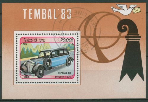 Laos 1983 TEMBAL Autos Maybach Block 95 gestempelt (C65419)