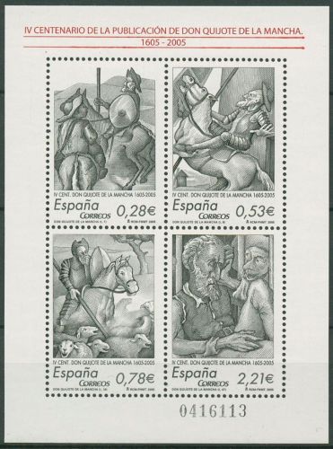 Spanien 2005 Don Quijote Block 144 postfrisch (C97607)