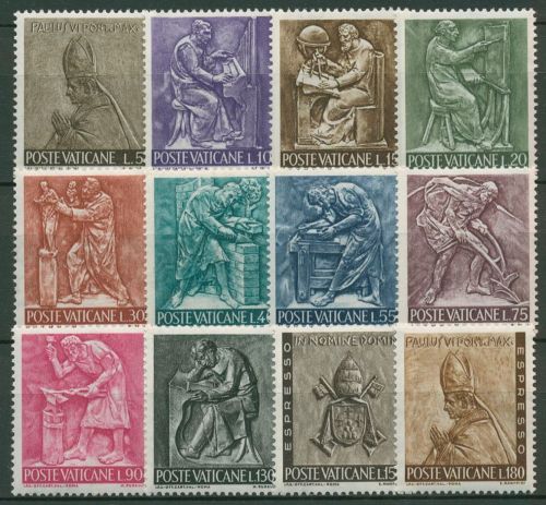 Vatikan 1966 Die Arbeit des Menschen 490/01 postfrisch